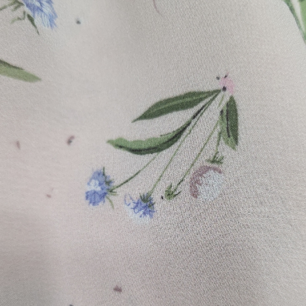 Suzanne Betro Light Pink Floral and Lace Top Size 3X - Picture 7 of 9